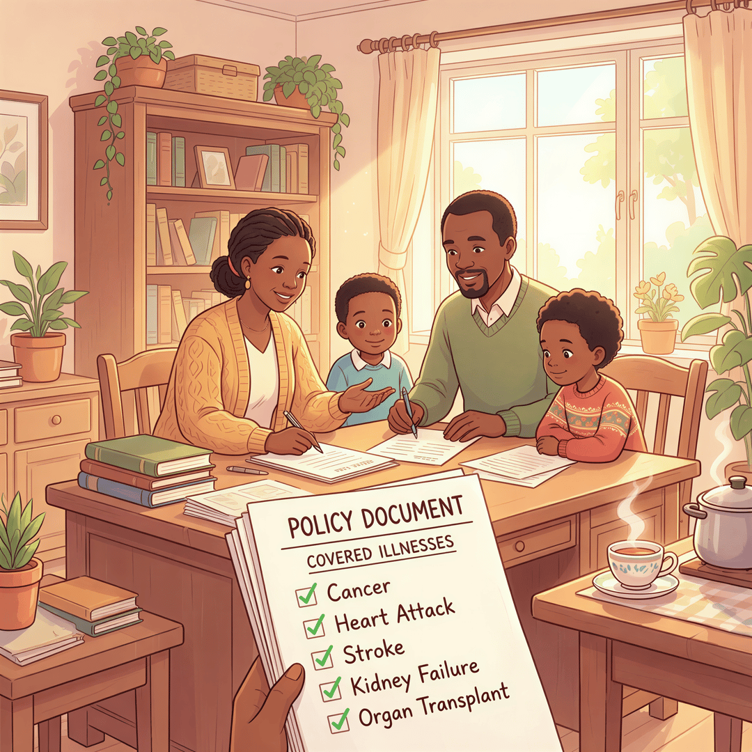 Common illnesses covered by critical illness insurance in Kenya