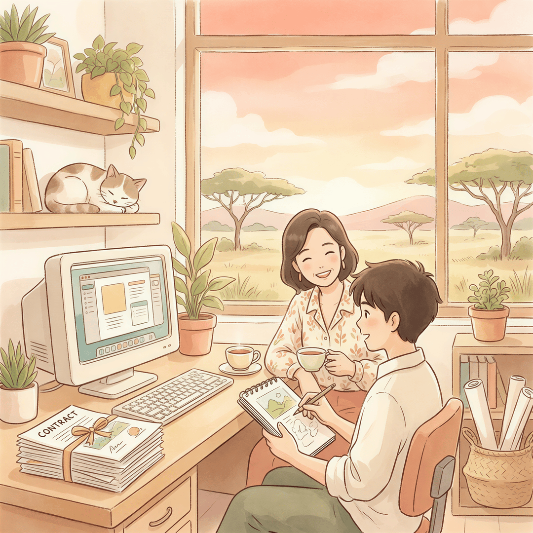 Freelance IT consultant reviewing professional indemnity insurance