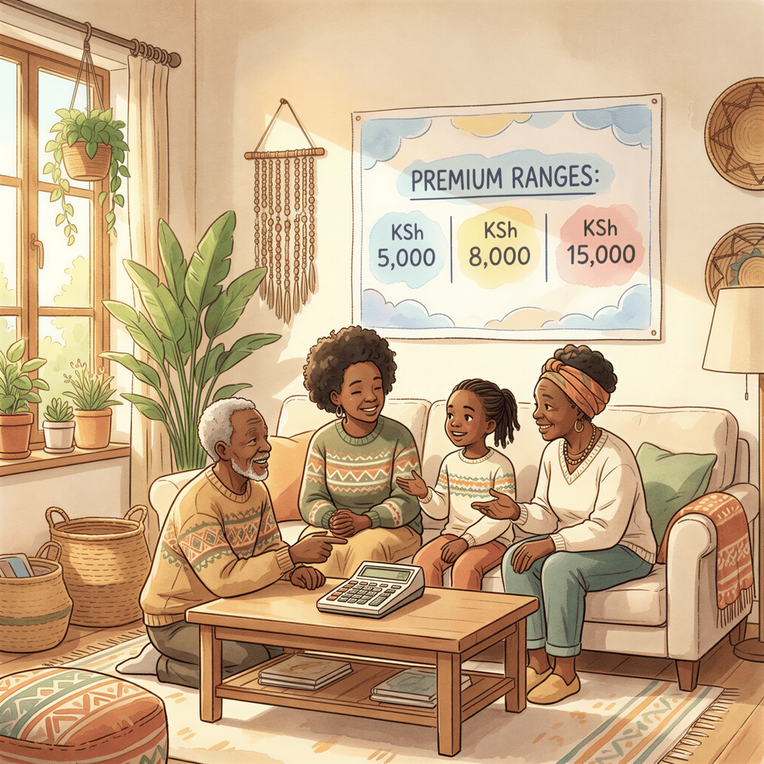 Tenant contents insurance cost examples in Kenya with premiums